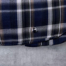 Load image into Gallery viewer, Early 00's Carhartt "Relaxed Fit" Plaid Check Popper Long Sleeve Flannel Shirt
