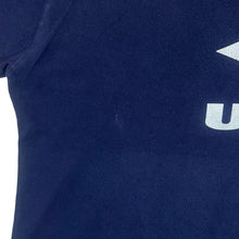 Load image into Gallery viewer, Vintage UMBRO Classic Big Logo Spellout Graphic Navy Blue T-Shirt
