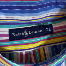 Load image into Gallery viewer, Early 00&#39;s RALPH LAUREN Multi Striped Long Sleeve Cotton Button-Up Shirt
