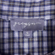 Load image into Gallery viewer, Greyson Cowboy Western Plaid Check Pearl Snap Popper Long Sleeve Shirt
