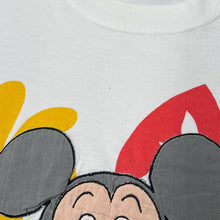 Load image into Gallery viewer, Vintage 90's DISNEY FASHIONS Embroidered Mickey Mouse Floral Colourful Graphic T-Shirt
