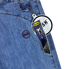 Load image into Gallery viewer, Early 00&#39;s PASH Surfer Skater Classic Blue Flared Wide Leg Denim Jeans
