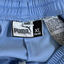 Load image into Gallery viewer, Vintage PUMA Classic Mini Logo Baby Blue Tracksuit Pants Bottoms
