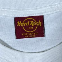 Load image into Gallery viewer, Hard Rock Cafe "New York" Souvenir Logo Spellout Graphic White T-Shirt
