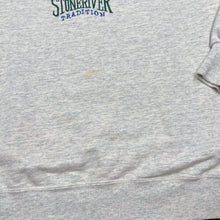 Load image into Gallery viewer, Vintage 90&#39;s STONERIVER TRADITION Embroidered Spellout 1/4 Zip Pullover  Sweatshirt
