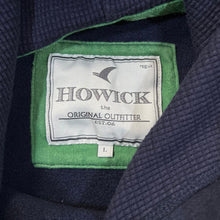 Load image into Gallery viewer, HOWICK &quot;H.wk&quot; Embroidered Patch Logo Navy Blue Pullover Hoodie
