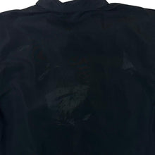 Load image into Gallery viewer, Early 00&#39;s Identic Y2K Tribal Biker Embroidered Black Polyester Short Sleeve Shirt
