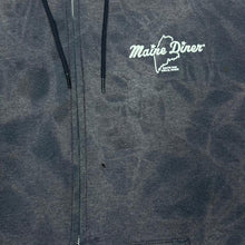 Load image into Gallery viewer, Champion MAINE DINER &quot;Wicked Good&quot; Souvenir Graphic Bleach Tie Dye Zip Hoodie
