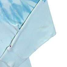 Load image into Gallery viewer, TOMMY JEANS Tommy Hilfiger Embroidered Logo Spellout Blue Tie Dye Crewneck Sweatshirt
