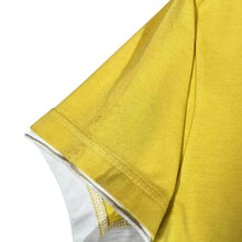 Load image into Gallery viewer, Early 00&#39;s KICKERS Classic Mini Logo Yellow V-Neck Cotton T-Shirt
