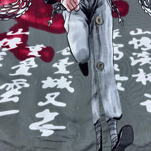 Load image into Gallery viewer, Early 00's Hundred Continent Manga Anime Y2K Samurai Graphic Grey Shirt
