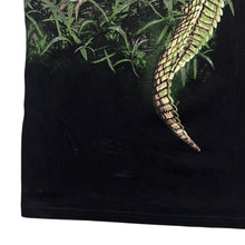 Load image into Gallery viewer, Vintage Planet Earth &quot;Australia Zoo&quot; Crocodile Souvenir Wildlife Graphic Black T-Shirt
