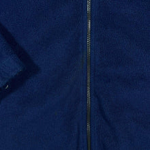 Load image into Gallery viewer, Vintage ADIDAS Classic Embroidered Mini Logo Blue Zip Fleece Sweatshirt
