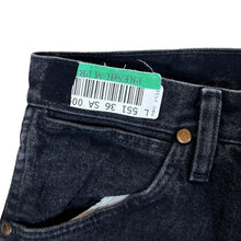 Load image into Gallery viewer, Early 00&#39;s WRANGLER Classic Black Denim Straight Leg Jeans
