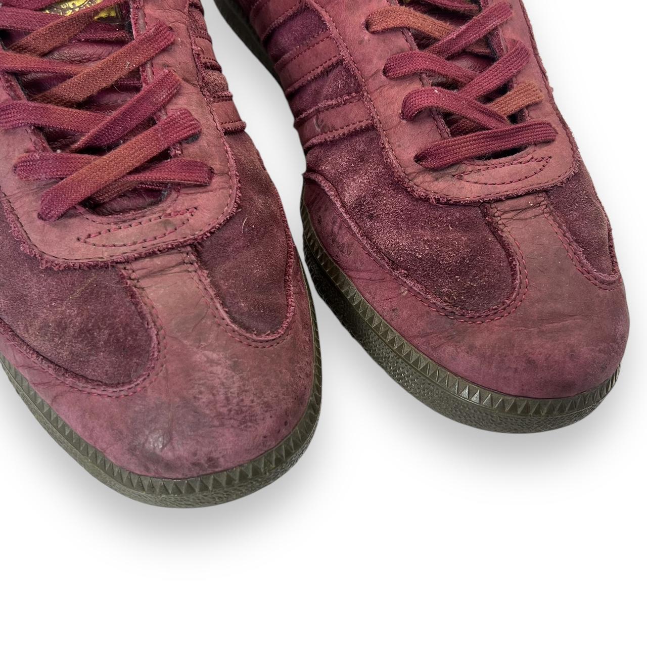 ADIDAS SAMBA Classic Three Stripe Burgundy Red Running Sneakers Shoes –  George Worgan VTG