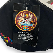 Load image into Gallery viewer, Vintage Amcap (1996) LOONEY TUNES “Sylvester” Embroidered Colour Block Baseball Cap

