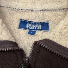 Load image into Gallery viewer, Deadstock Early 00&#39;s PUFFA &quot;Windproof&quot; Sherpa Teddy Bear Fleece Lined 1/4 Zip Pullover Fleece Sweatshirt
