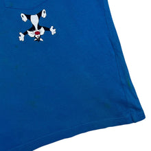 Load image into Gallery viewer, Vintage Warner Bros (1996) LOONEY TUNES Sylvester Embroidered Pocket Blue T-Shirt

