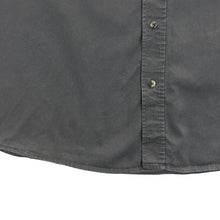 Load image into Gallery viewer, Early 00&#39;s WRANGLER Classic Dark Grey Cotton Short Sleeve Safari Utility Shirt
