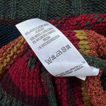 Load image into Gallery viewer, Vintage 90&#39;s ST MICHAEL Marks &amp; Spencer Multi Grandad Striped Knit Button Cardigan Sweater Vest
