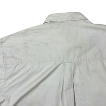 Load image into Gallery viewer, Vintage John Baner Cowboy Western Embroidered Cream Blue Short Sleeve Shirt
