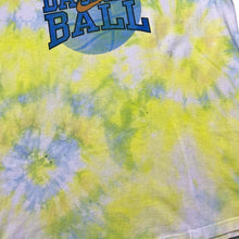 Load image into Gallery viewer, Vintage Nike Basketball Swoosh Logo Spellout Yellow Graphic Tie Dye T-Shirt
