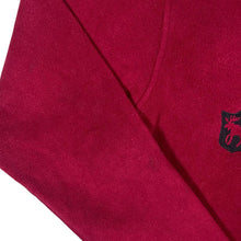 Load image into Gallery viewer, Vintage NORTH EAST Embroidered Spellout Red 1/4 Zip Pullover Fleece Sweatshirt
