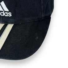Load image into Gallery viewer, Vintage ADIDAS Classic Three Stripe Embroidered Logo Black Baseball Cap

