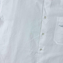 Load image into Gallery viewer, Early 00&#39;s John Baner Gothic Y2K Tribal Patterned White Cotton Short Sleeve Shirt
