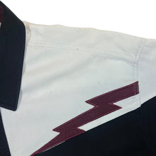 Load image into Gallery viewer, Vintage Stars &amp; Striped Cowboy Western Colour Block Cotton Long Sleeve Shirt
