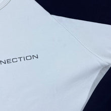 Load image into Gallery viewer, French Connection Classic Spellout Black White Raglan Long Sleeve T-Shirt
