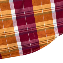 Load image into Gallery viewer, Early 00&#39;s Tommy Hilfiger Tommy Jeans Red Orange Check Short Sleeve Cotton Shirt
