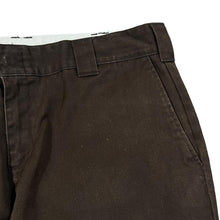 Load image into Gallery viewer, DICKIES &quot;Slim Fit&quot; Classic Brown Worker Skater Chinos Pants Trousers Bottoms
