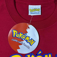 Load image into Gallery viewer, Vintage Nintendo Pokemon (1999)  “Gotta Catch ‘Em All!” Pikachu Anime Red T-Shirt

