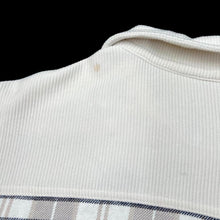 Load image into Gallery viewer, Vintage 90’s STRUGGLE’S Plaid Check Ribbed Cotton Collared Zip Sweatshirt
