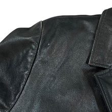 Load image into Gallery viewer, Vintage LEATHERWEAR Classic Black Genuine Real Leather Blazer Jacket
