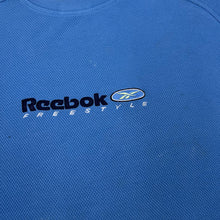 Load image into Gallery viewer, Vintage REEBOK FREESTYLE Embroidered Big Logo Spellout Waffle Textured T-Shirt
