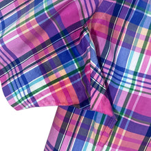 Load image into Gallery viewer, Ralph Lauren Pink Multi Plaid Check Short Sleeve Button-Up Cotton Shirt
