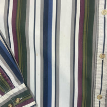 Load image into Gallery viewer, Vintage 90&#39;s County Seat Multi Striped Long Sleeve Cotton Button-Up Shirt
