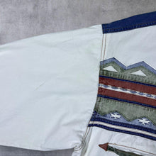 Load image into Gallery viewer, Vintage Man's World Of Fashion Cowboy Western Patterned Long Sleeve Cotton Shirt
