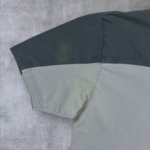 Load image into Gallery viewer, Early 00&#39;s Coors Beer Logo Grey Colour Block Short Sleeve Distressed T-Shirt
