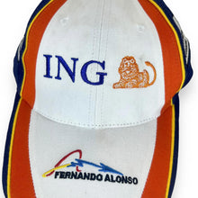 Load image into Gallery viewer, RENAULT F1 TEAM Formula One &quot;Fernando Alonso&quot; Motorsports Racing Embroidered Logo Baseball Cap
