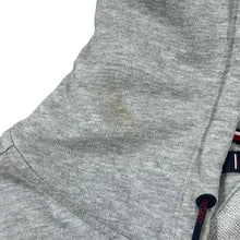 Load image into Gallery viewer, TOMMY HILFIGER Embroidered Sleeve Spellout Grey Zip Hoodie
