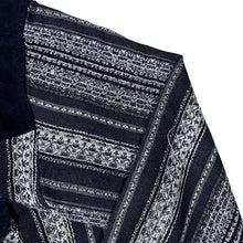 Load image into Gallery viewer, Vintage M.Zeki Golhan Black White Patterned Long Sleeve Flannel Shirt
