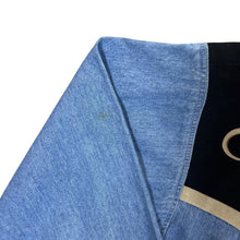 Load image into Gallery viewer, Vintage Rivergold Cowboy Western Blue Denim Popper Long Sleeve Shirt

