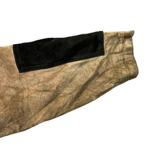 Load image into Gallery viewer, Vintage 100% Pig Suede Genuine Real Leather Packwork Leather Jacket
