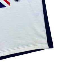 Load image into Gallery viewer, Vintage BARBARIAN Rugby Wear Union Jack Flag Colour Block Long Sleeve Rugby Polo Shirt
