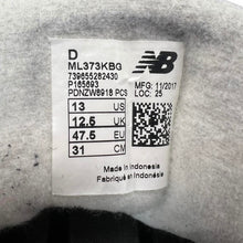 Load image into Gallery viewer, NEW BALANCE 373 Classic Black Blue Running Trainers Sneakers Shoes
