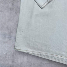 Load image into Gallery viewer, Vintage Cowboy Western Embroidered Aztec Native Cream Blue Cotton Long Sleeve Shirt
