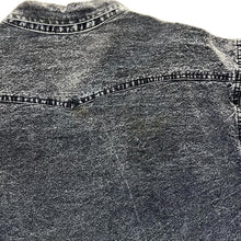 Load image into Gallery viewer, Vintage LAVISH JEANS Western Wear Embroidered Acid Washed Black Denim Long Sleeve Shirt
